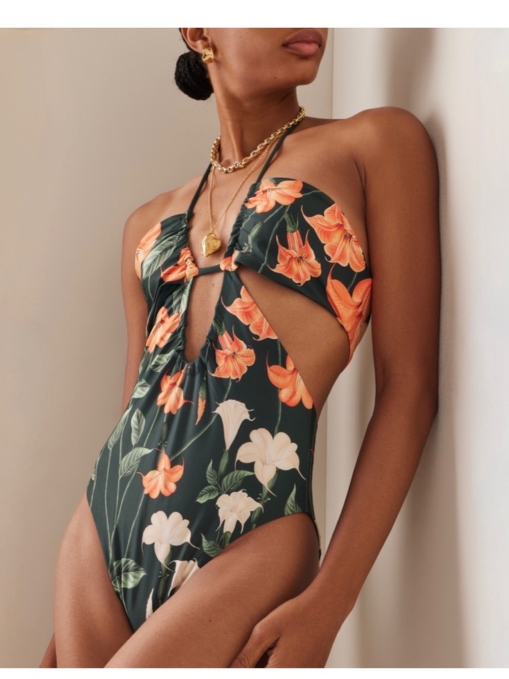 Agua by Agua Bendita Curandera Mejorana Sabanero Nocturno Swimsuit - NEVER WORN - Picture 2 of 12